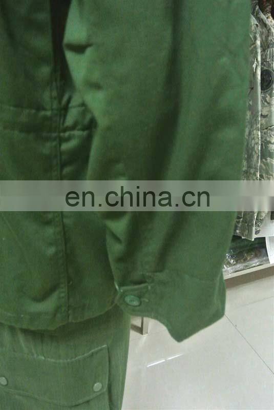 M65 field Parkas Army Green Jacket with Zip & Button Closure