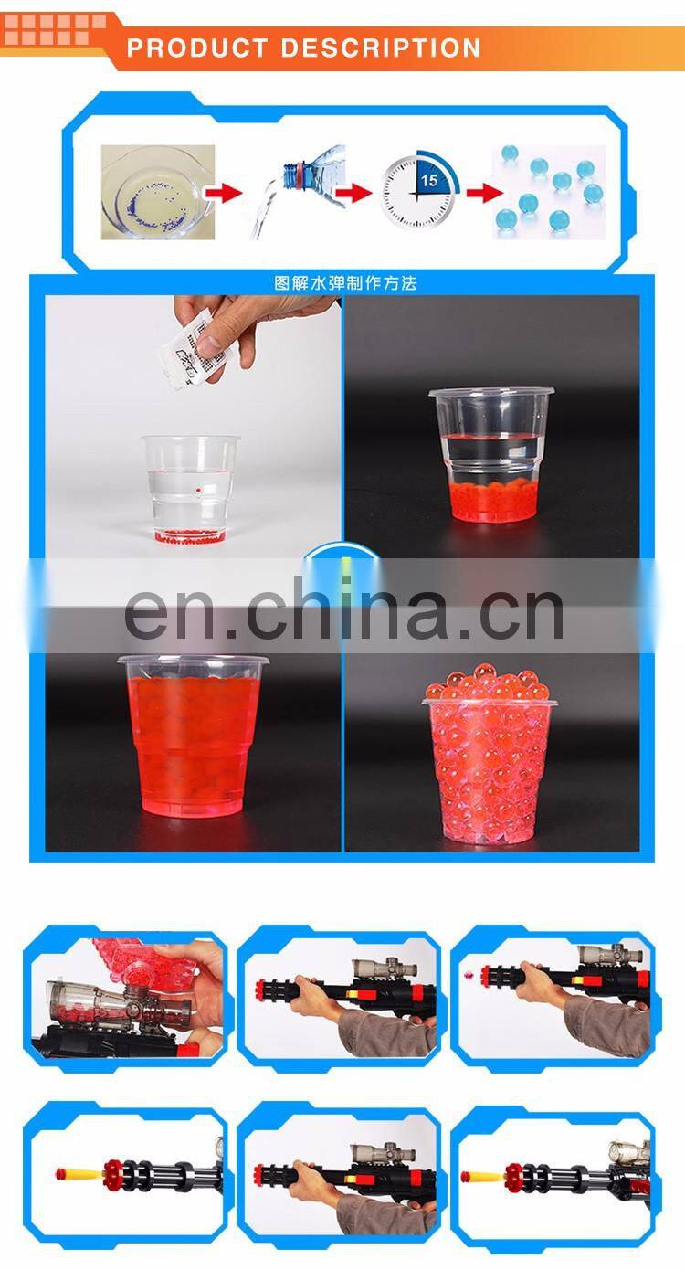 Hottest children's summer toys safe water and soft bullet plastic air powered launcher water gun with bowling ball for shooting