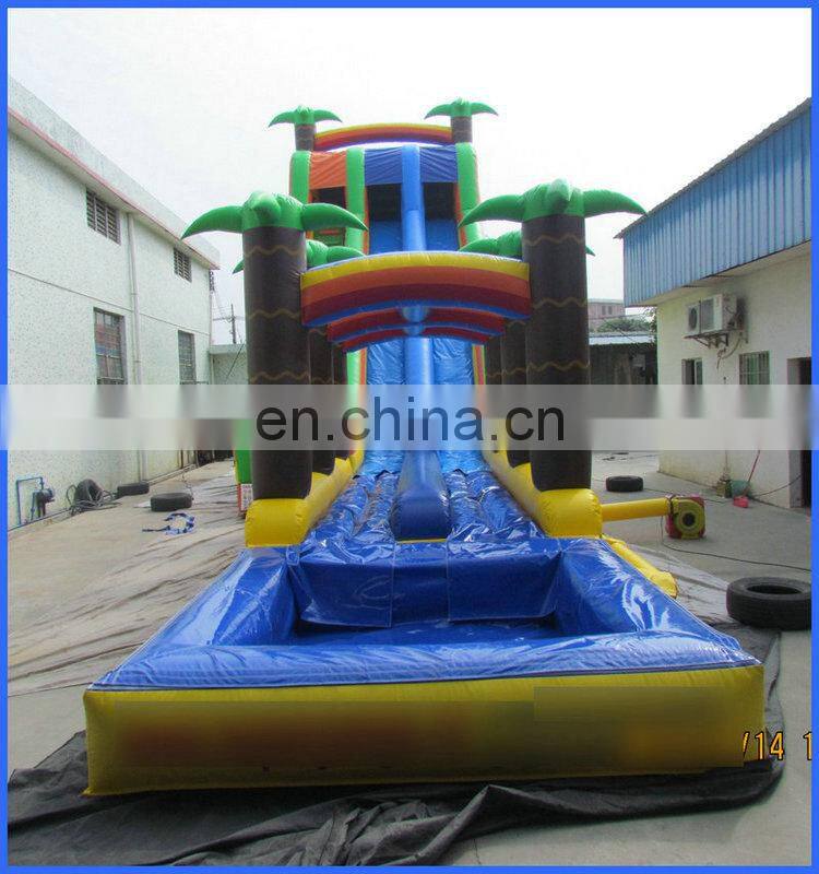 Top largest inflatable water slide lake inflatable water slides