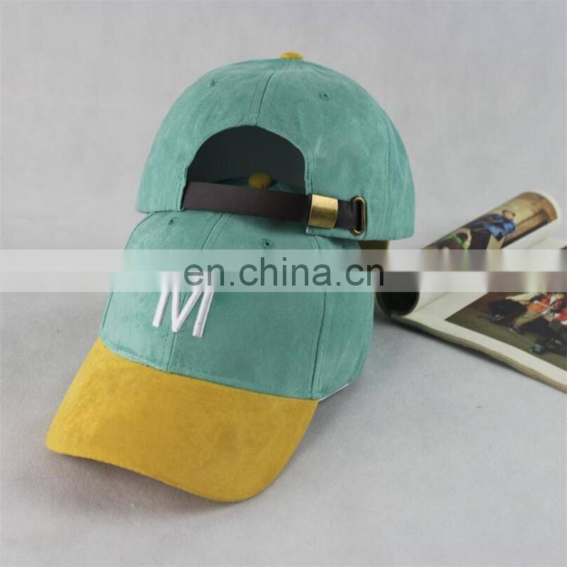 WINUP suede material hat with mental clasp fashion baseball cap