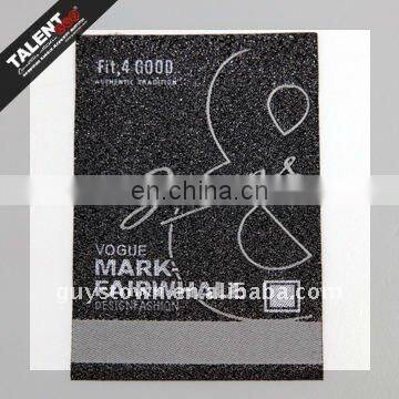 custom private brand finest fashion brand woven label for garment