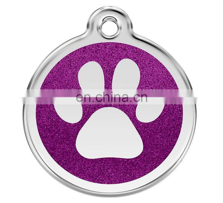 Custom cheap metal pet ID sublimation dog tag
