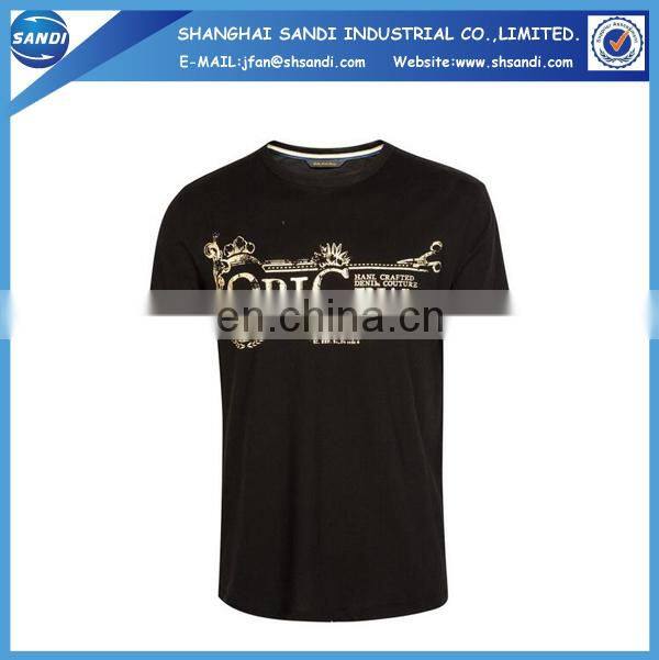 Promotional custom logo print sports t-shirt