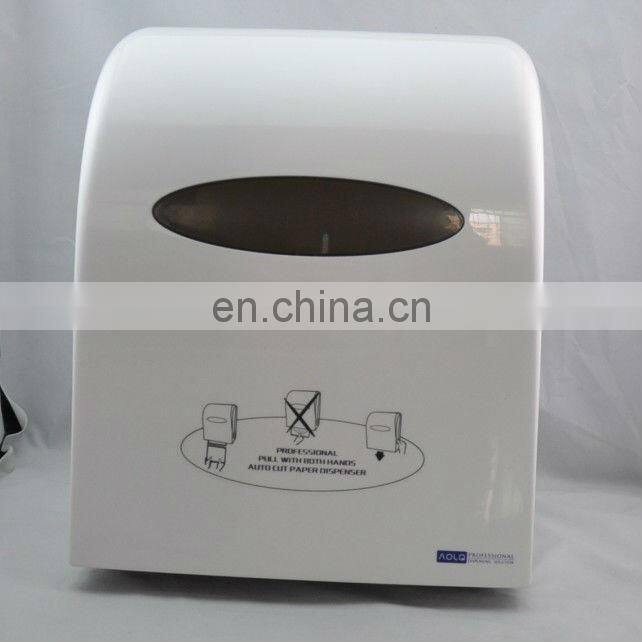 Plastic auto cut paper towel dispenser,Automatic paper towel tissue dispenser,auto cut paper towel dispenser for plastic