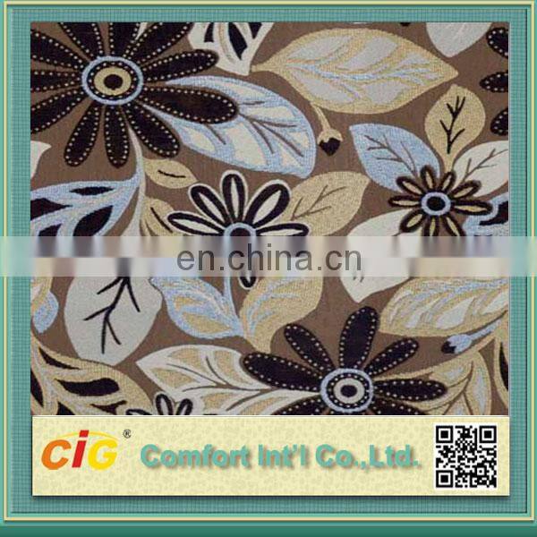 2019 New Design Hot Selling Velvet Jacquard Polyester Sofa Fabric