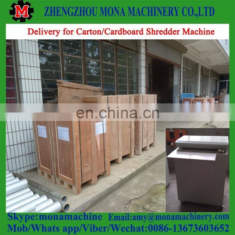 China best price and good selling cardboard shredder/shredding machine