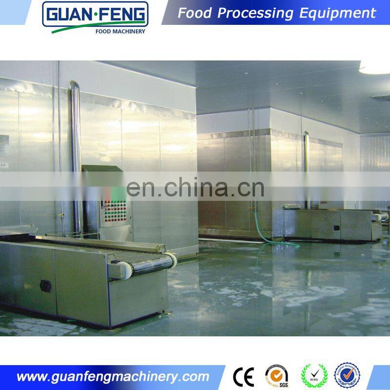 Pineapple Raspberry Freezer IQF Freezing Granulated Orange Machine