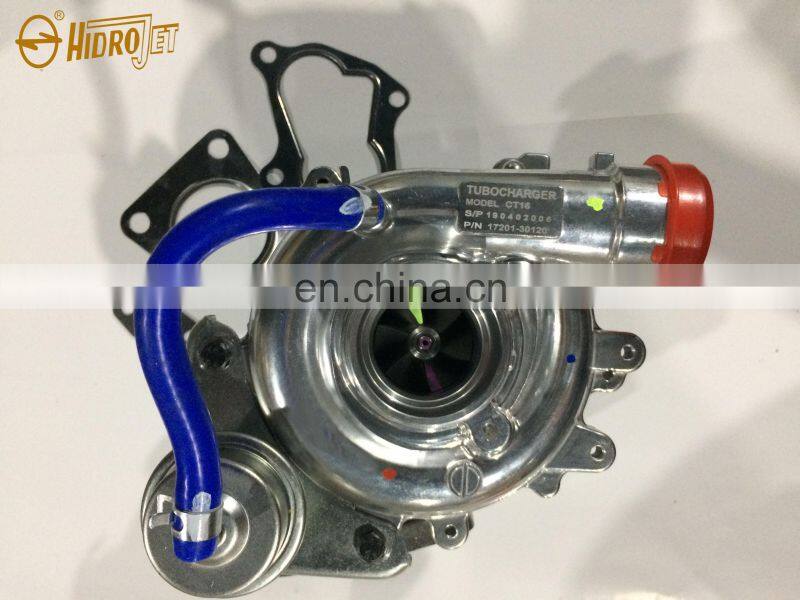diesel fuel engine parts CT16 turbocharger 17201-30120 used for toyota