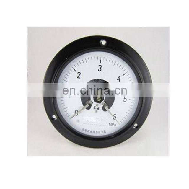 Photoelectric electric contact pressure gauge