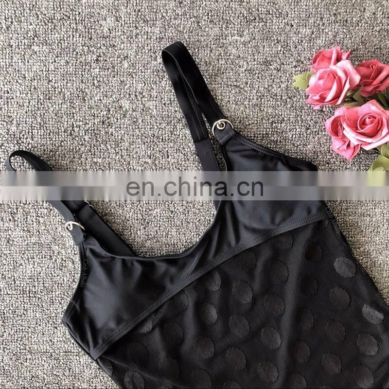 Solid Swimwear Women One Piece Swimsuit Plus Size Swimwear Halter Bathing Suit Sexy Beach Wear Maillot De Bain