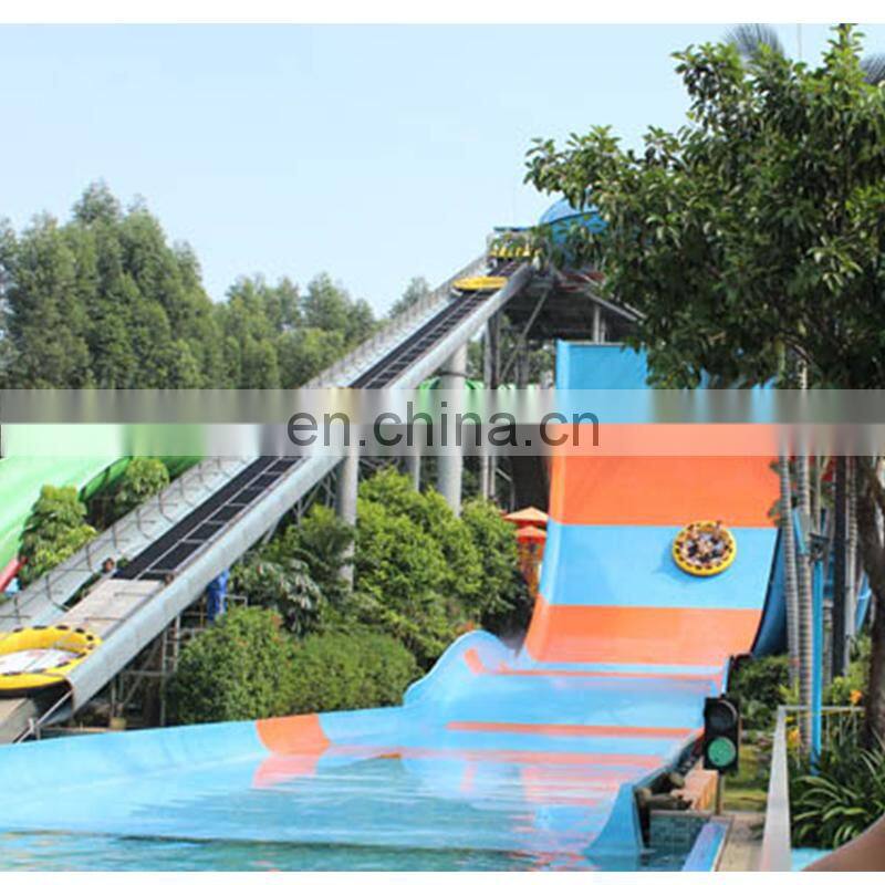 interactive race slide fiberglass water slide wide slide