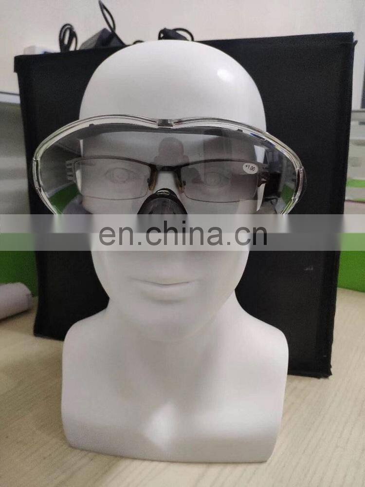 free sample spectacles transparent white eye protection safety glasses