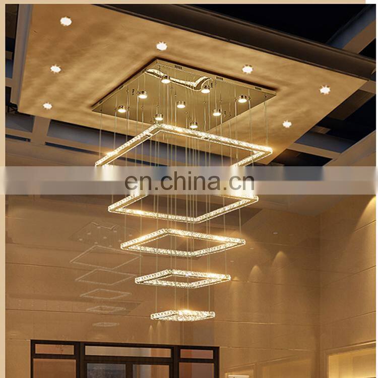 Professional Manufacturer Popular Luxury K9 Crystal Large Modern Crystal Chandelier light decoration