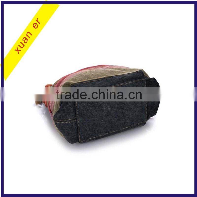 2016 new products fashion women striped shoulder lady handbag for Wholesale