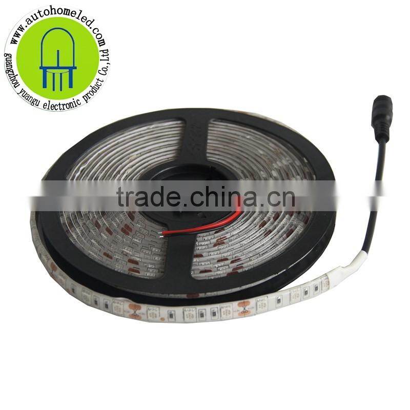 5M 16.4Feet Yellow LED Flexible Strip 300SMD 5050 with DC Connector