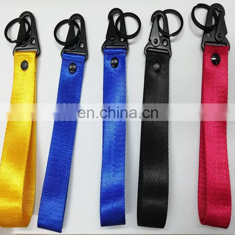 Various creative design wrist lanyards, custom logo keychains and keychains