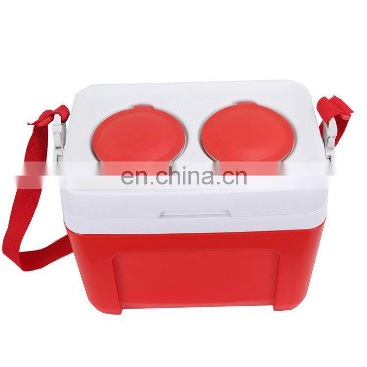 GINT 10L Portable EPS Foam Plastic Ice Chest Cooler Box with Adjustable Belt
