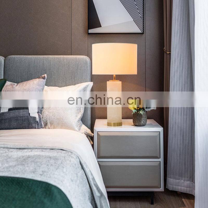 Bedside Alabaster Side Bed Hotel Study Bedroom Office Design Decorative Islamic Table Lamp