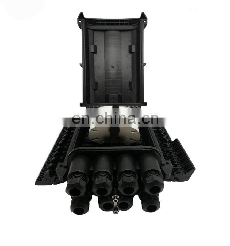 shenzhen water proof optical ftth distribution 8 12 24 48 144 core 3m horizontal inline fiber optic cable splice joint closure