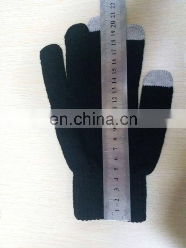 Promotional Gift Unisex Knitted Smartphone Touchscreen Gloves