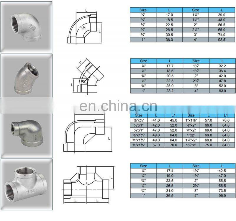 Factory Good Cheap Price Threaded Sanitary Lateral Cast Stainless Steel Pipe Fitting