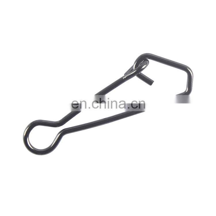 0-6# Stainless steel snap Fishing accessories swivel