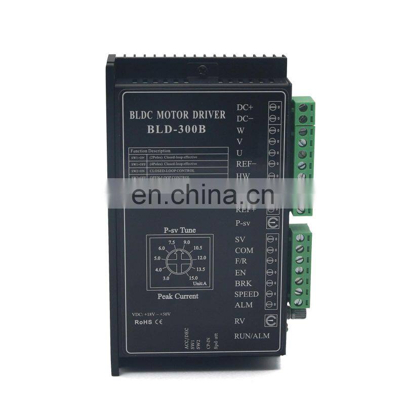 BLD-300B 24V 36V 48V BLDC Motor Driver CNC 300W 18V-50V Brushless DC Motor Driver Controller