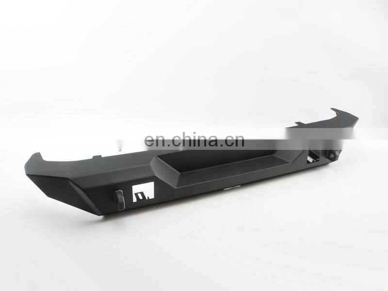 Steel Rear Bumper for Jeep Wrangler JK 2007+ Auto Accessories Black Rear Bumper