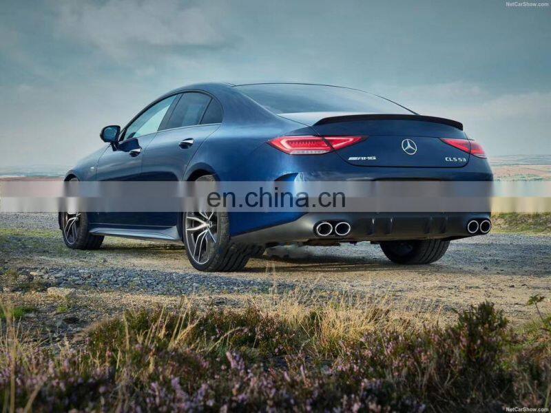 RUNDE Modified rear lip W257 CLS 53 rear diffuser for Mercedes Benz CLS 53amg rear lip CLS