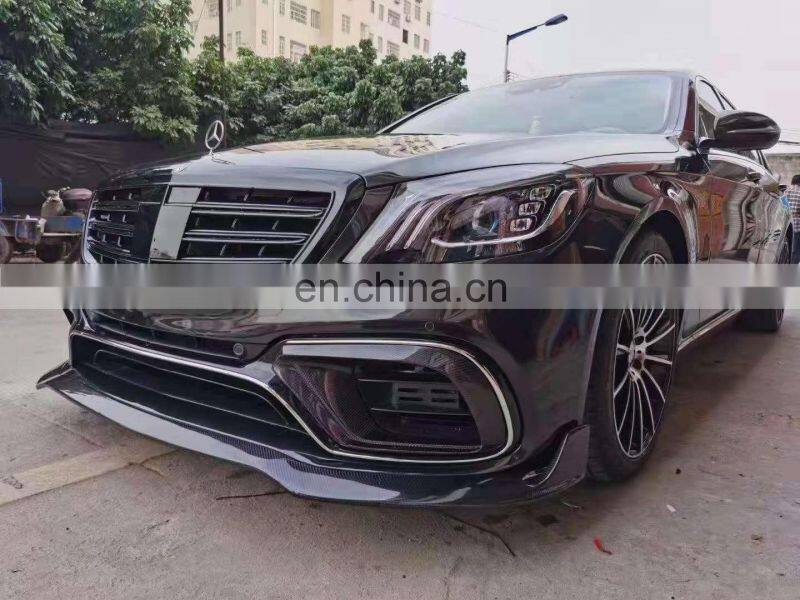 Runde Car Modification W222 Update To Barbu B700 Style Body Kits For Mercedes S-class W222 S320 S350 S400 S63 S65 Body Kit