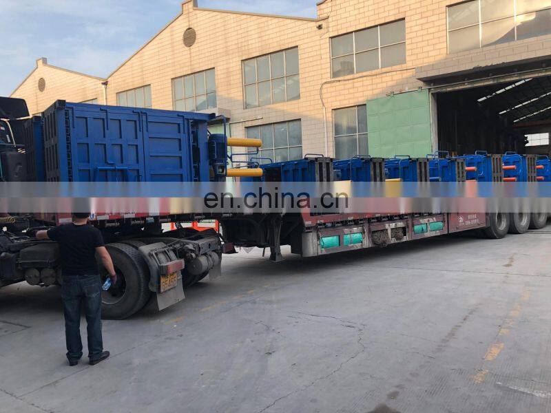 Cardboard box scrap metal paper baler waste carton bale press machine