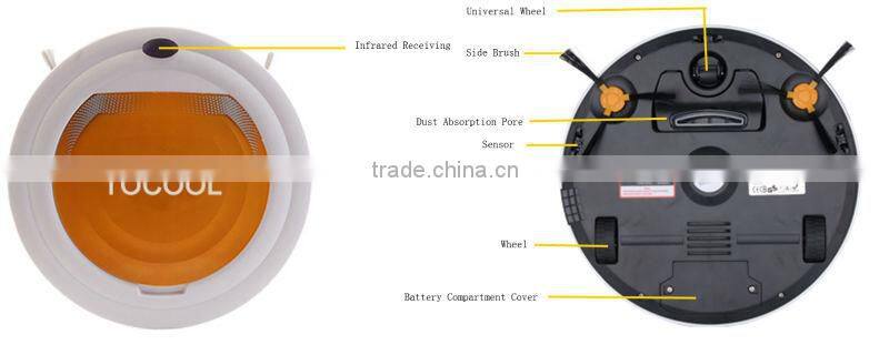 Promotion ce rohs approved cheap rechargeable robot floor cleaner factory