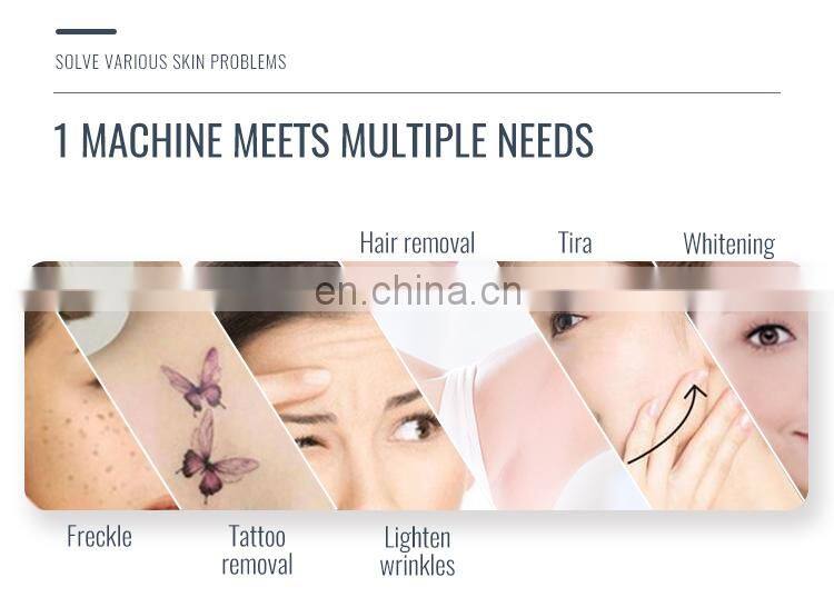 3 in 1DPL IPL Hair Removal Machine Elight Tattoo Removal Black Face Doll Carbon Peeling for Salon Spa