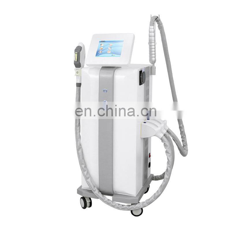 Multifunction beauty machine 3 in 1 laser elight ipl opt rf nd Yag Laser Tattoo removal