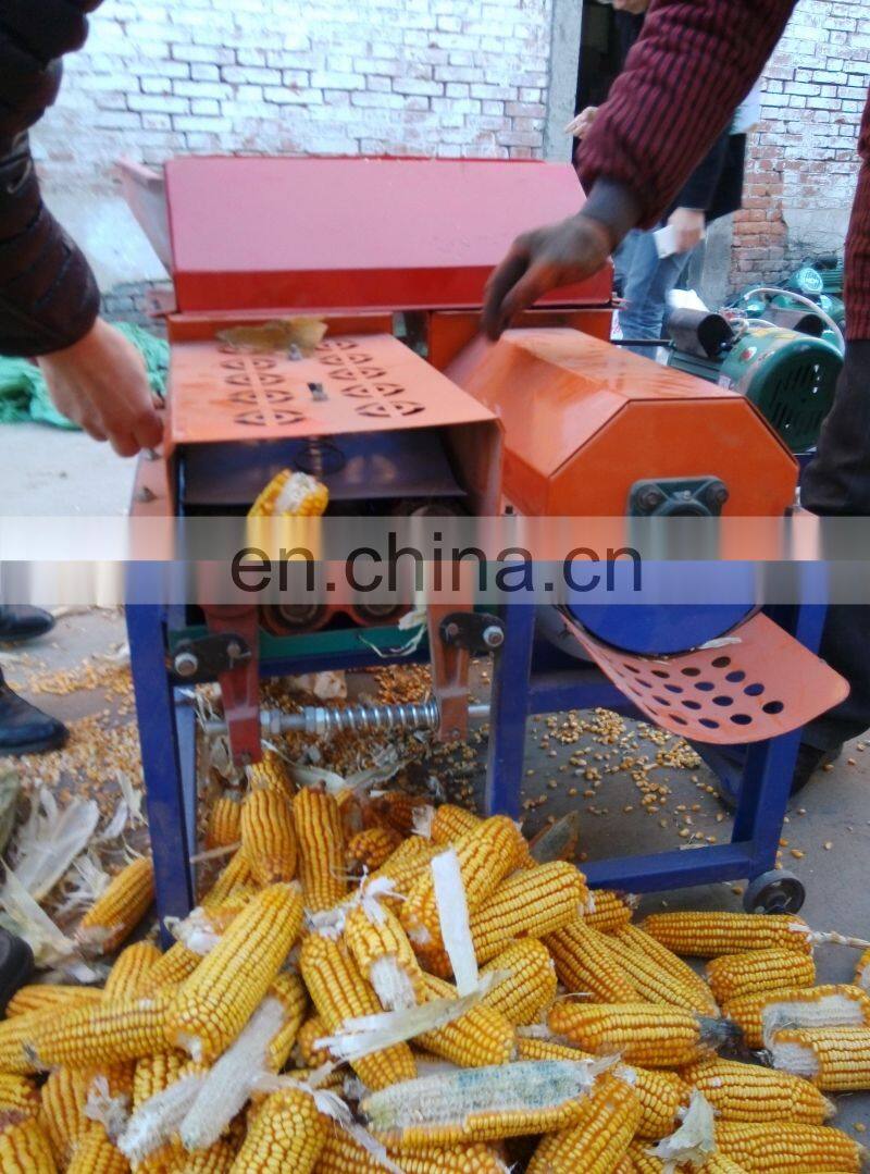 corn outer skin peeling machine/combined corn sheller, maize sheller machine maize peeling machine