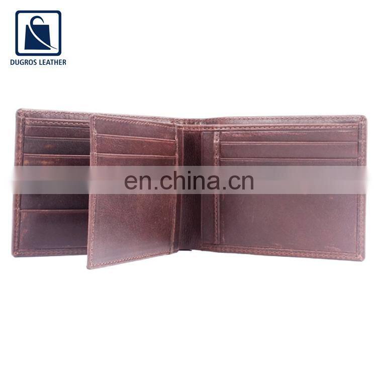 Smart Slim RFID Custom Genuine Leather Men Wallet at Attractive Price