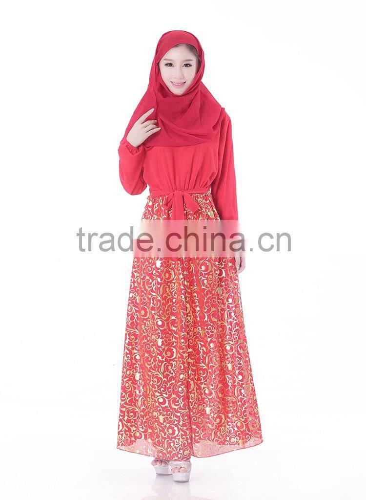Spring Fashion Dress Long Sleeve Casual Dress Sex Maxi Dress