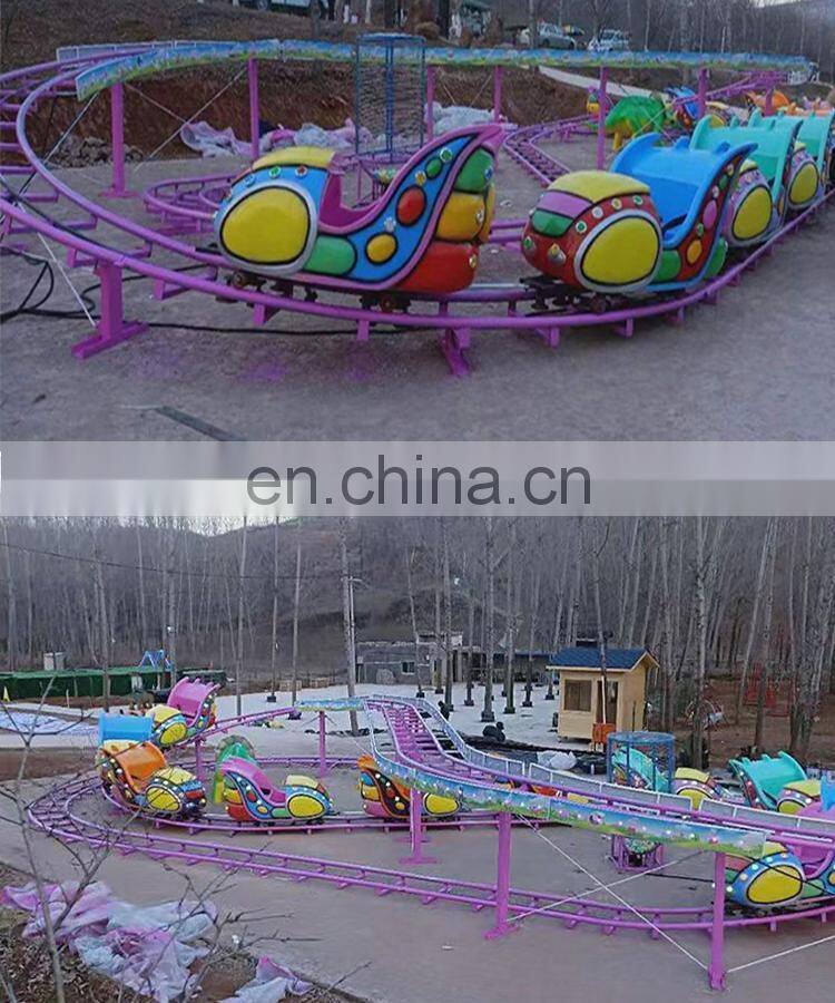 Factory wholesale high quality backyard kids ride on roller coaster for sale