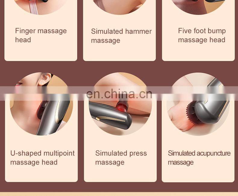 L11C High quality multifunction wireless charing massage hammer rechargeable massage stick