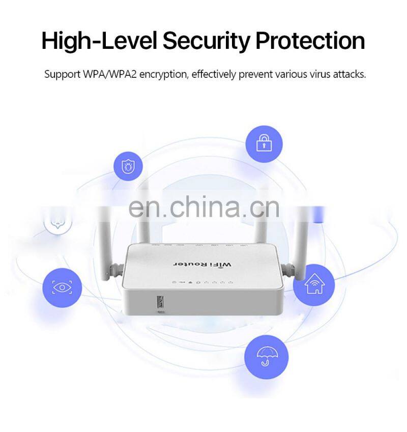 ALLINGE MDZ3234 300Mbps Openwrt Router Home Wireless Network Router WE1626 Router Support USB Modem