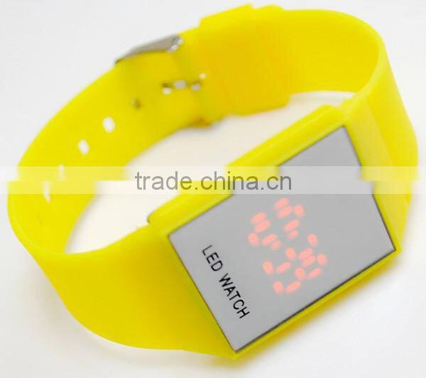 Vogue Promotional Bracelet LED Wrist Watch Touch LED watch