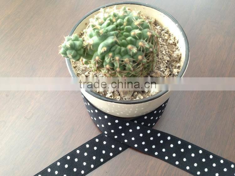 Luxury wholesale strong jacquard polyester elastic strap