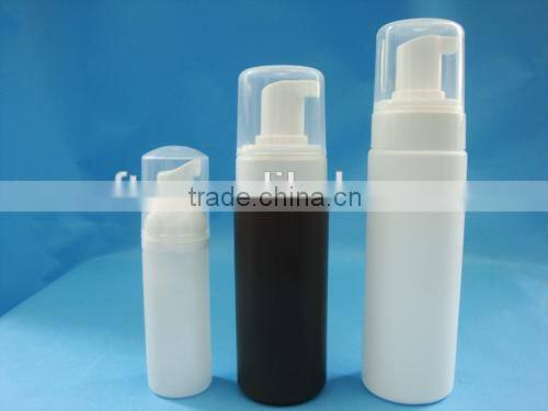 Hot sale 10oz PET soap foam pump bottle with 40mm foam pump/300ml cosmetic foam bottle with dispenser