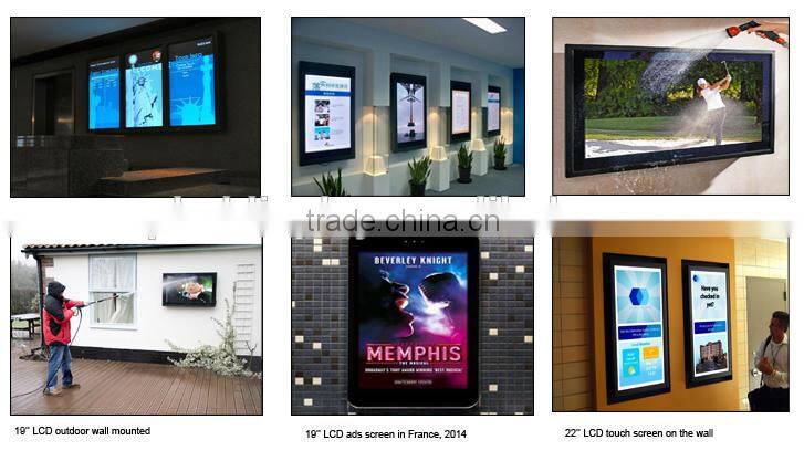 Software with hardware floor stand lcd box multi signal input available