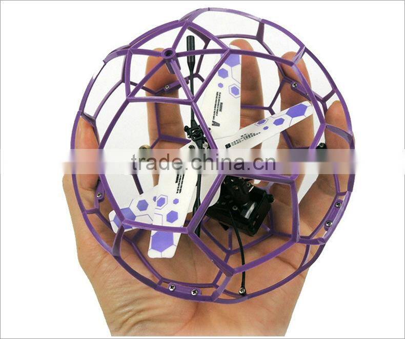 China Manufacture 3 Channels Mini Flying Football with gyroscopte and Infrared transmitter