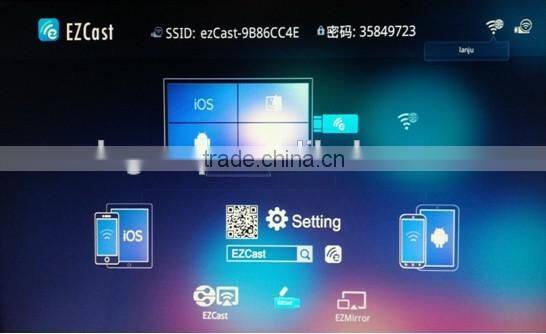 Watch live tv pocket ez cast tv dongle OEM manufacturer