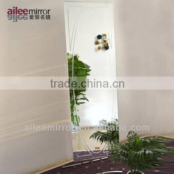 Dressing mirror 4mm high reflective full length dressing glass mirror