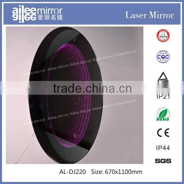 led magic mirror,fashionable cheap round magnifing cosmetic mirror