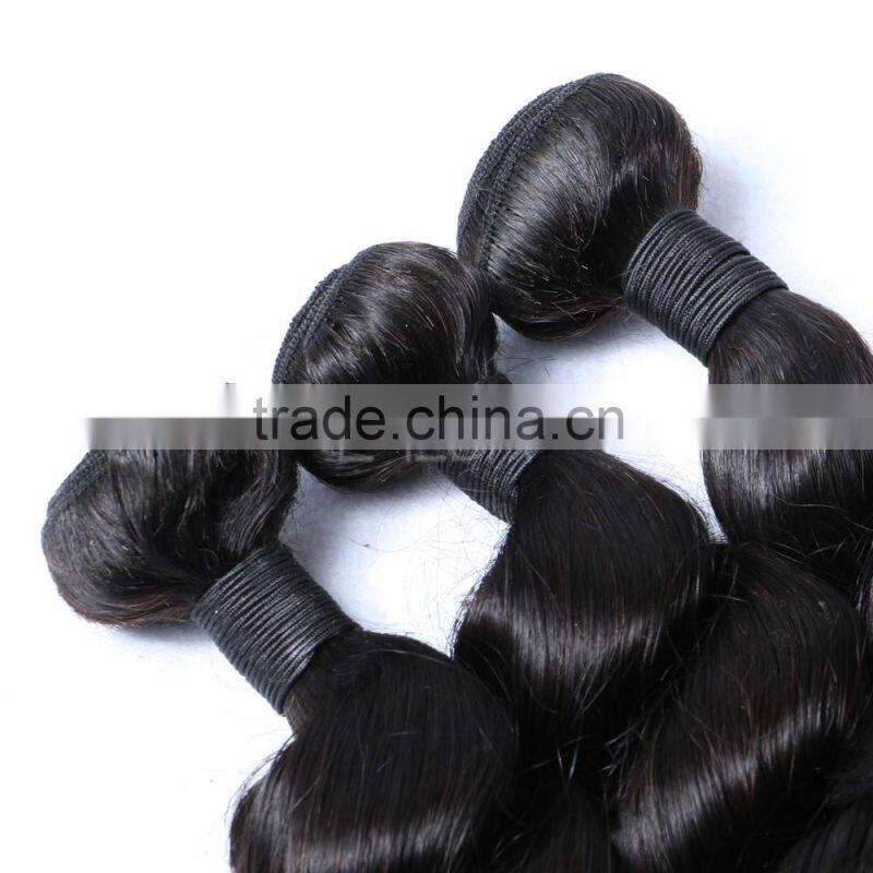 Paypal accepted 100% unprocessed virgin hair wholesale natural grade 8a remy Peruvian loose wave virgin hair