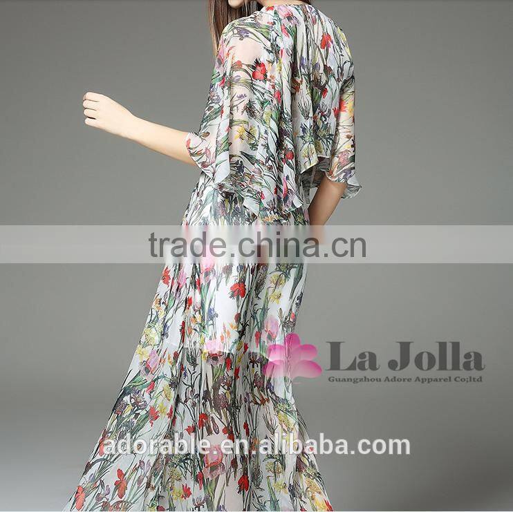 2016 top quality wholesale chiffon maxi dresses ,girl party evening dress